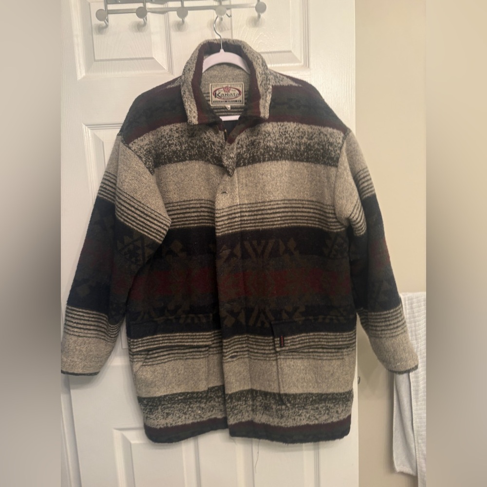 Kanata Aztec Wool Blend Insulated Jacket